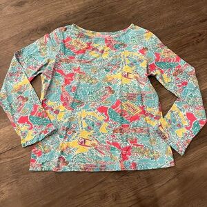 Lilly Pulitzer In the Beginning Kids Longsleeve Tee